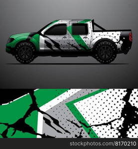 car wrap vector designs with abstract grunge background for vehicle branding