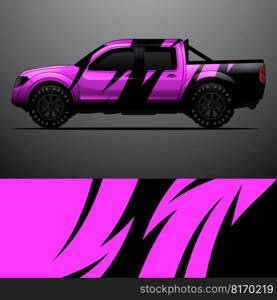 car wrap vector designs with abstract grunge background for vehicle branding