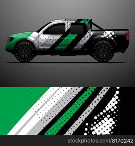 car wrap vector designs with abstract grunge background for vehicle branding