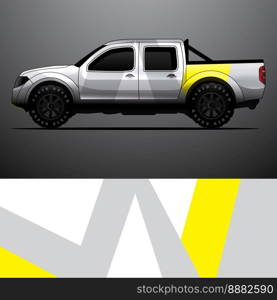 car wrap vector designs with abstract grunge background for vehicle branding