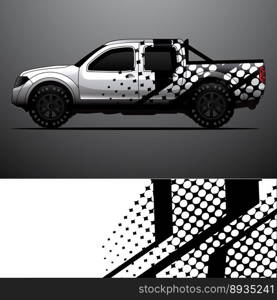 car wrap vector designs with abstract grunge background for vehicle branding