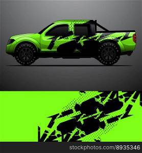 car wrap vector designs with abstract grunge background for vehicle branding