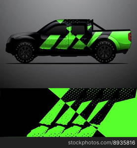 car wrap vector designs with abstract grunge background for vehicle branding