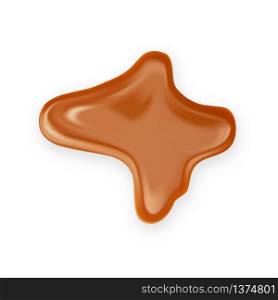 Caramel Toffee Candy Delicious Sweet Splash Vector. Confectionery Toffee Liquid Dessert, Flow Melted Sauce. Homemade Delicacy Syrup Recipe. Culinary Tasty Layout Realistic 3d Illustration. Caramel Toffee Candy Delicious Sweet Splash Vector