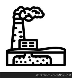 carbon capture environmental line icon vector. carbon capture environmental sign. isolated contour symbol black illustration. carbon capture environmental line icon vector illustration