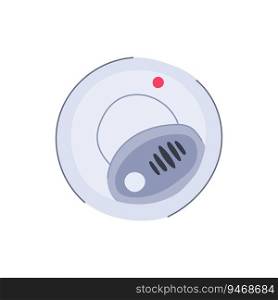 carbon smoke detector cartoon. ceiling system, monoxide flame, emergency protection carbon smoke detector sign. isolated symbol vector illustration. carbon smoke detector cartoon vector illustration
