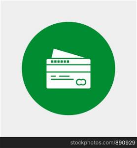 Card, Credit, Payment, Pay white glyph icon