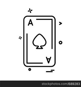 Card icon design vector