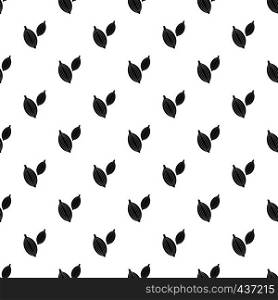 Cardamom pods pattern seamless in simple style vector illustration. Cardamom pods pattern vector