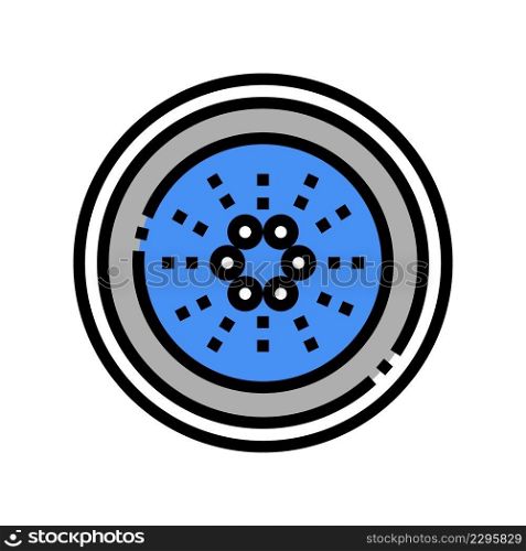 cardano cryptocurrency color icon vector. cardano cryptocurrency sign. isolated symbol illustration. cardano cryptocurrency color icon vector illustration