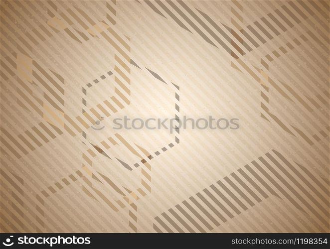 Cardboard Stripped Background