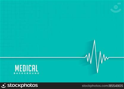 cardio heartbeat medical and healthcare background design