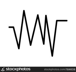 cardiogram lines icon