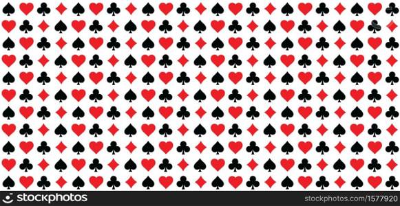Cards game spades Queen King Heart Ace Poker player card Spade jack pattern Vector bridge icon Gambling play suit black blackjack Casino club gaming