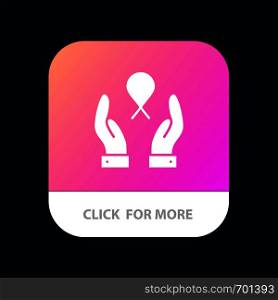Care, Breast Cancer, Ribbon, Woman Mobile App Icon Design