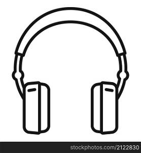Care headset icon outline vector. Gamer microphone. Call support. Care headset icon outline vector. Gamer microphone
