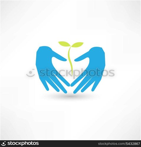 Care plant icon