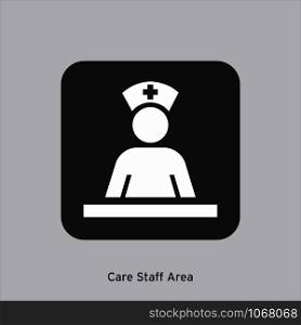 Care Staff Area Icon Sign