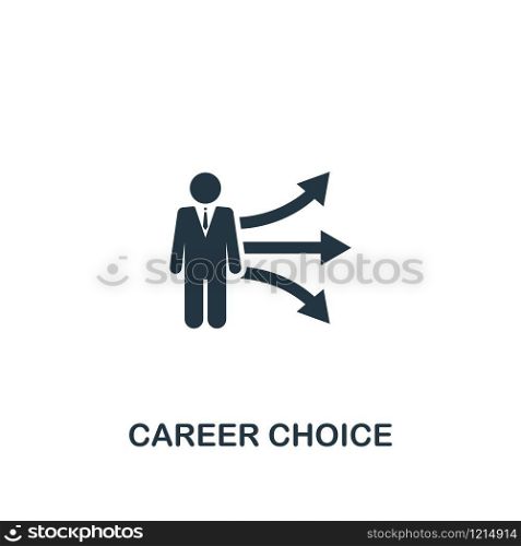 Career Choice icon. Creative element design from productivity icons collection. Pixel perfect Career Choice icon for web design, apps, software, print usage.. Career Choice icon. Creative element design from productivity icons collection. Pixel perfect Career Choice icon for web design, apps, software, print usage