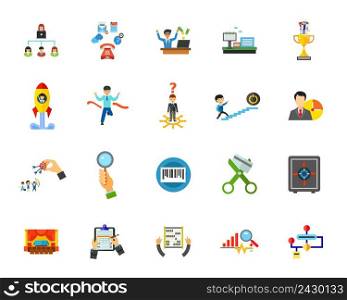 Career icon set. Can be used for topics like success, business, financial report, development