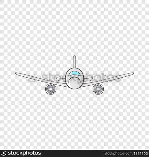 Cargo plane icon in cartoon style on a background for any web design . Cargo plane icon in cartoon style