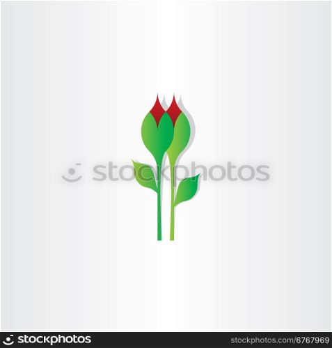 carnation flower vector design element symbol