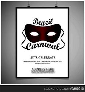 Carnival festive posters set. Bright confetti fireworks, Festival abstract color background. Rio carnival background