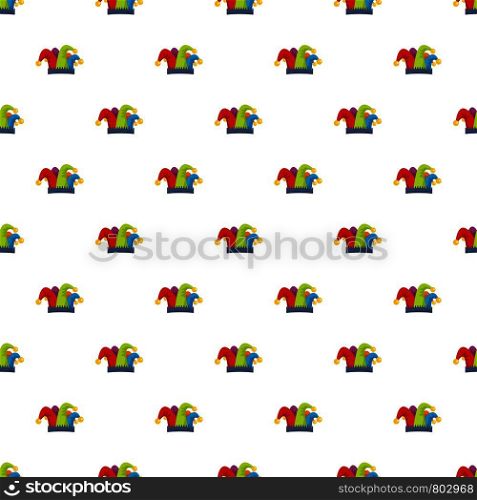 Carnival jester pattern seamless vector repeat for any web design. Carnival jester pattern seamless vector