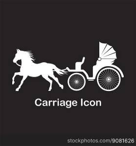 Carriage icon vector illustration symbol design