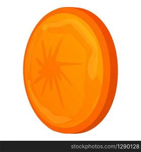 Carrot cap icon. Cartoon of carrot cap vector icon for web design isolated on white background. Carrot cap icon, cartoon style