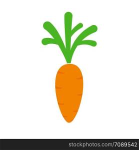 Carrot icon isolated on transparent background.