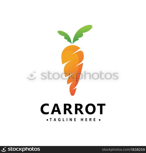 Carrot Logo Icon Vector Design Template