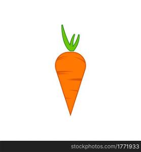 Carrot Vector icon design illustration Template