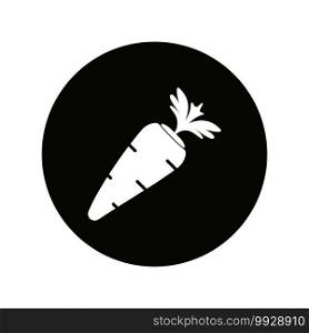 Carrot vector icon symbol design