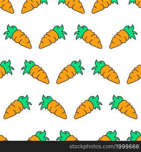 carrot vegetables repeat pattern