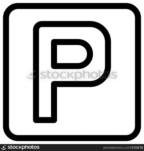 Cars traffic park area with parking sign board