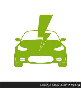 carSports electric car sign and symbol icon concept illustration isolated