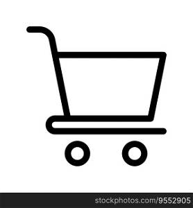 Cart, a push vehicle used in supermarkets.