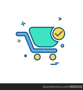 cart icon design vector