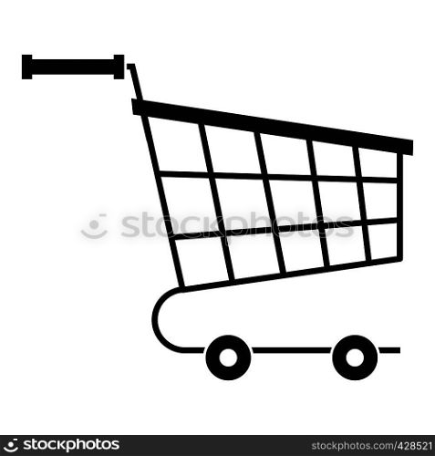 Cart icon. Simple illustration of cart vector icon for web. Cart icon, simple style