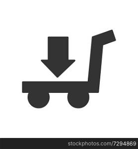 Cart icon. Vector illustration of icon