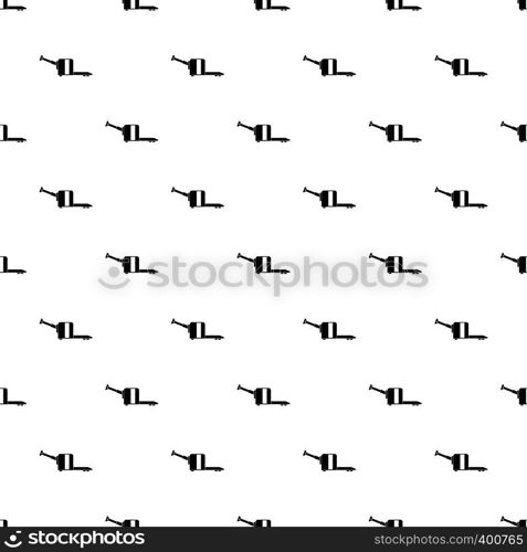 Cart on wheels pattern. Simple illustration of cart on wheels vector pattern for web design. Cart on wheels pattern, simple style