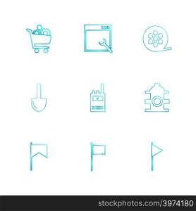 cart , setting , spade , water , seo , technology , internet , flags , computer , icon, vector, design, flat, collection, style, creative, icons , ui , user interface , cart , shopping , online ,