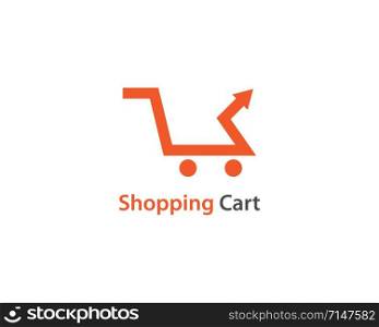 cart shop icon vector template