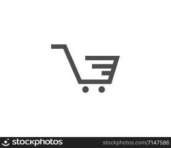 cart shop icon vector template