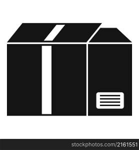 Carton box icon simple vector. Delivery package. Empty parcel. Carton box icon simple vector. Delivery package