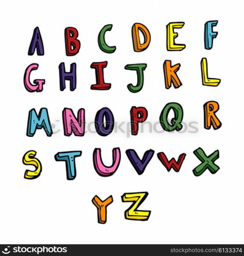 cartoon alphabet