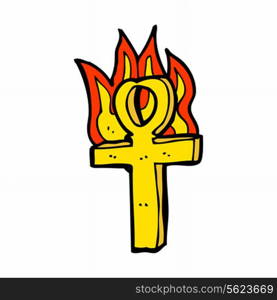 cartoon ankh symbol