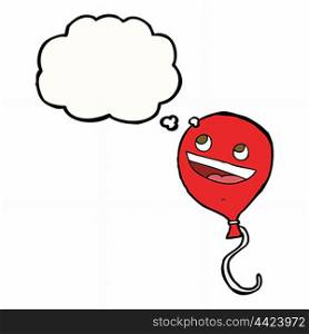 cartoon balloon with thought bubble