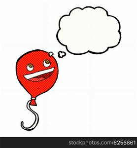 cartoon balloon with thought bubble